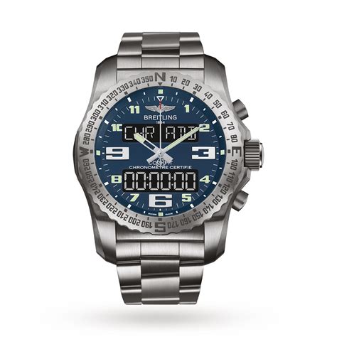 Breitling Professional Cockpit B50 Gray Dial Titanium Mens 